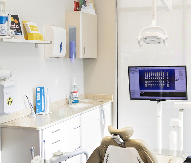 Dental exam room